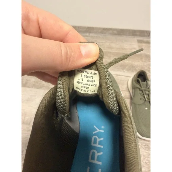NEW Women's Watersport shoes SPERRY 7 SEAS Size 6.5 Color Green - Picture 10 of 10